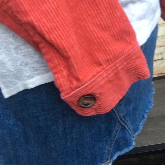 Forever 21 Burnt Orange Cropped Corduroy Jacket - Picture 4 of 5